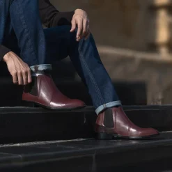 Clarkson Chelsea Brown Leather Boots