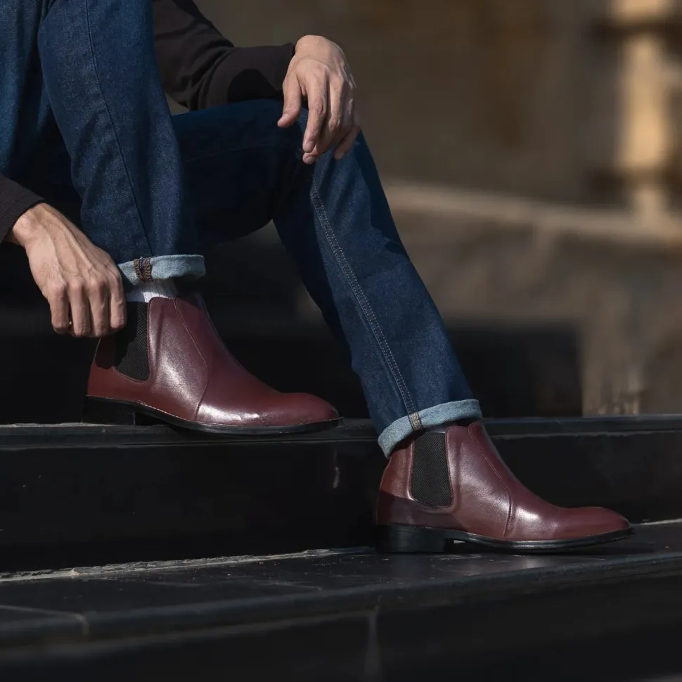 Clarkson Chelsea Brown Leather Boots