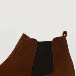 Clarkson Chelsea Brown Suede Leather Boots