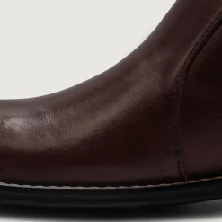 Clarkson Chelsea Maroon Leather Boots