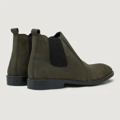 Clarkson Chelsea Olive Pullup Leather Boots - StudGuard
