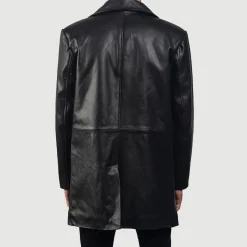 Classmith Black Leather Coat