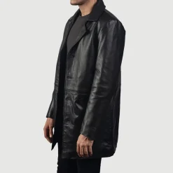 Classmith Black Leather Coat