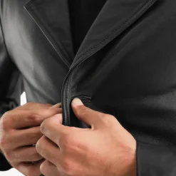 Classmith Black Leather Coat