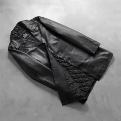 Classmith Black Leather Coat