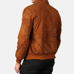 Coffmen Brown Suede A2 Bomber Jacket