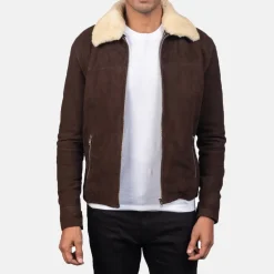Coffner Brown Shearling Fur Jacket