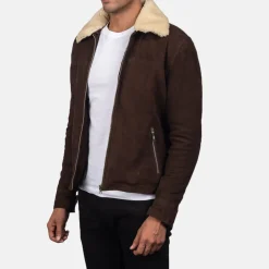 Coffner Brown Shearling Fur Jacket