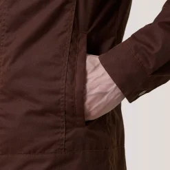 Colberto Brown Waxed Canvas Trucker Jacket