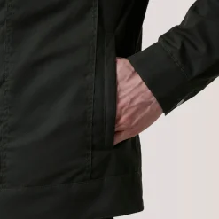 Colberto Olive Waxed Canvas Trucker Jacket