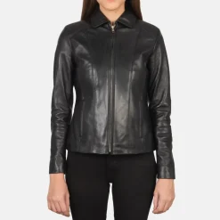 Colette Black Leather Jacket