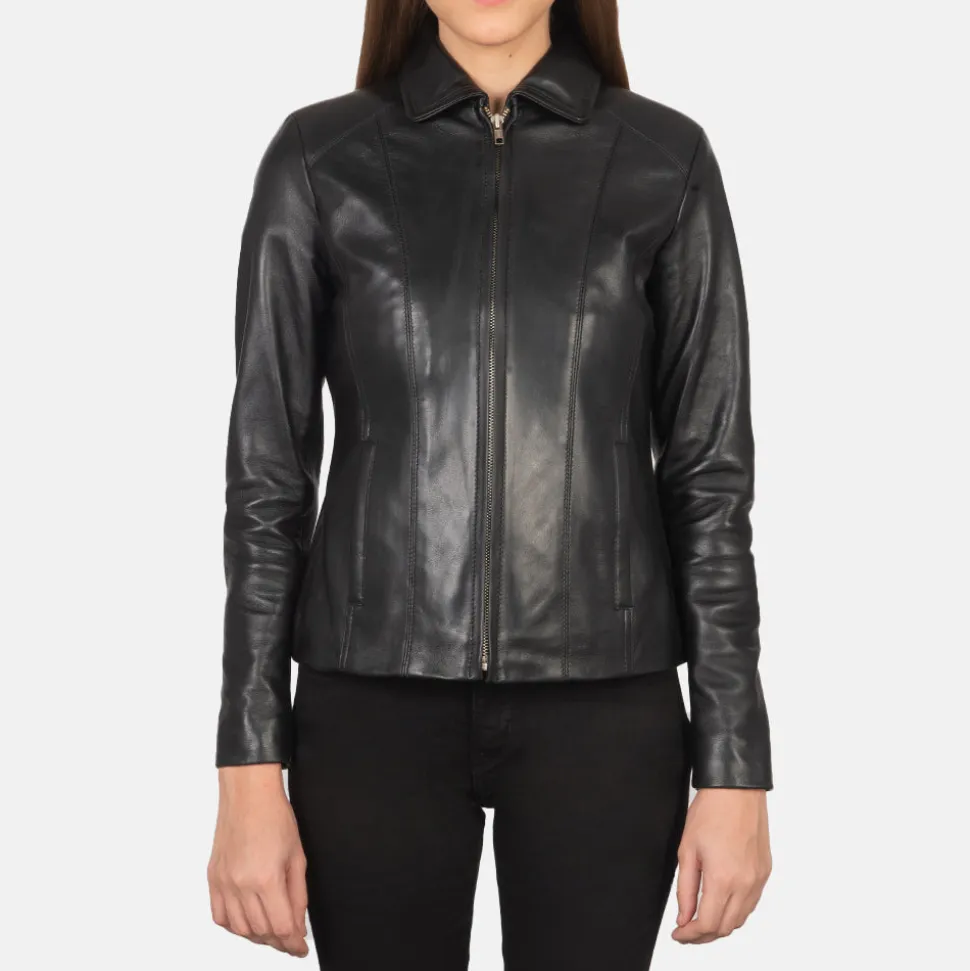 Colette Black Leather Jacket