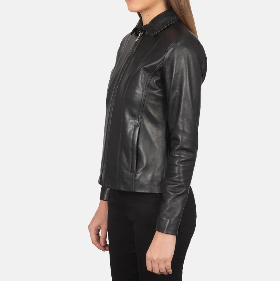 Colette Black Leather Jacket