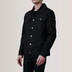 Conard Black Denim Trucker Jacket