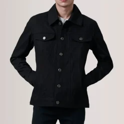 Conard Black Denim Trucker Jacket