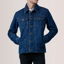 Conard Dark Blue Denim Trucker Jacket