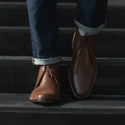 Corry Chukka Brown Leather Boots