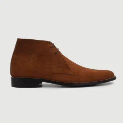 Corry Chukka Brown Suede Leather Boots