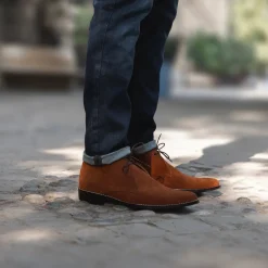 Corry Chukka Brown Suede Leather Boots