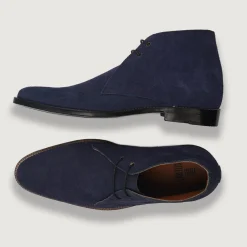 Corry Chukka Midnight Blue Suede Leather Boots