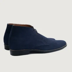 Corry Chukka Midnight Blue Suede Leather Boots