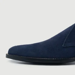 Corry Chukka Midnight Blue Suede Leather Boots