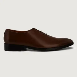 Director Wholecut Brown Leather Shoes