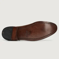 Director Wholecut Tan Leather Shoes