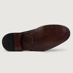 Dirk Brogues Derby Black Leather Shoes