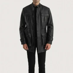 Dolf Black Leather Jacket