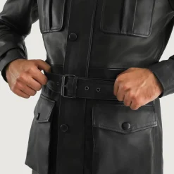 Dolf Black Leather Jacket