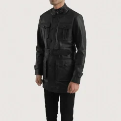 Dolf Black Leather Jacket