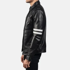 Dragonhide Black Leather Jacket