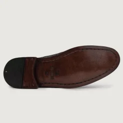 Duster Brogues Derby Black Leather Boots