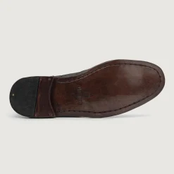 Duster Brogues Derby Black Nubuck Leather Boots