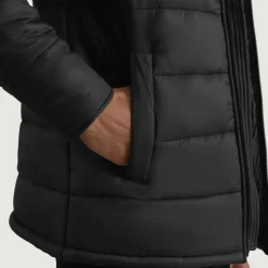 Erico Black Hooded Puffer Jacket