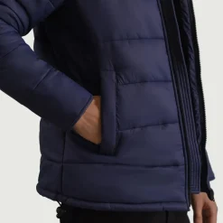 Erico Blue Hooded Puffer Jacket