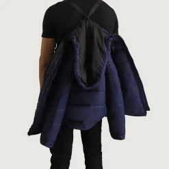 Erico Blue Hooded Puffer Jacket