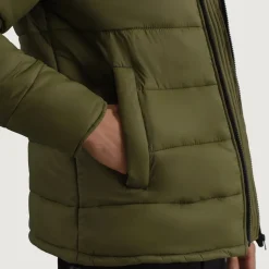 Erico Green Hooded Puffer Jacket