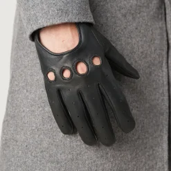Ferdinand Black Leather Driving Gloves