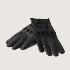 Ferdinand Black Leather Driving Gloves