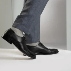 Greyson Brogues Oxford Black Leather Shoes