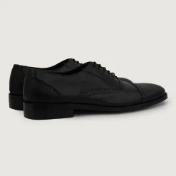 Greyson Brogues Oxford Black Leather Shoes