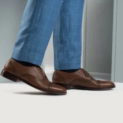 Greyson Brogues Oxford Brown Leather Shoes