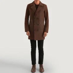 Half Life Brown Leather Coat