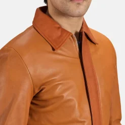 Hubert Tan Brown Leather Jacket