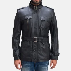Hunter Black Leather Jacket