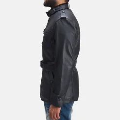 Hunter Black Leather Jacket