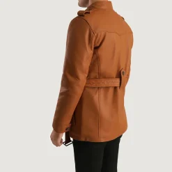 Hunter Tan Brown Fur Leather Jacket