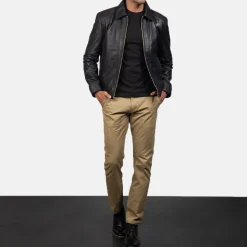 Inferno Black Leather Jacket